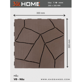 PVC Decking tiles VD - Brown
